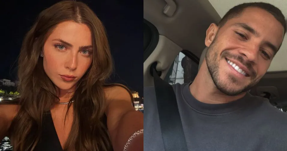 Jade Picon e André Lamoglia aproveitam dia na praia; veja fotos