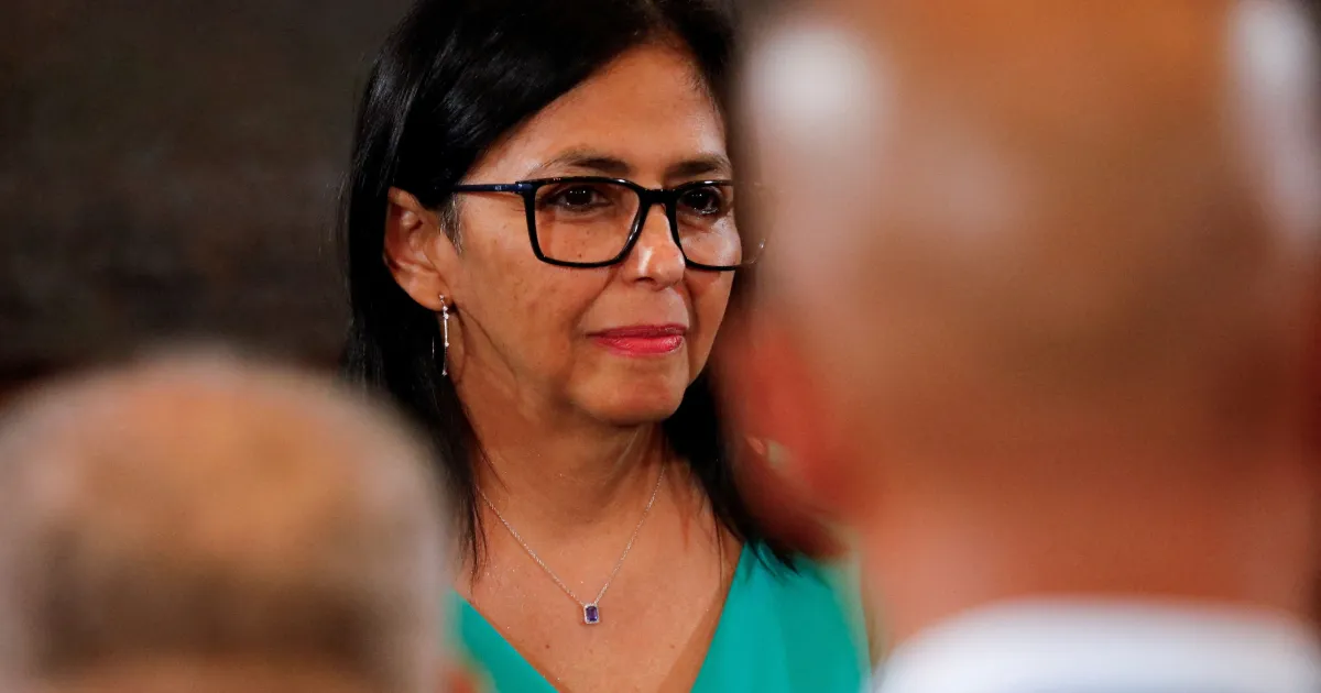 Delcy Rodríguez diz que se reuniu com embaixador da China