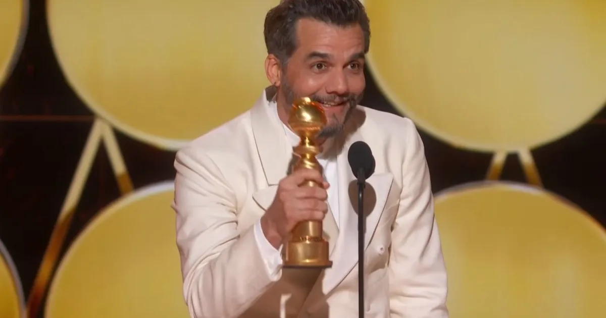 Globo de Ouro: web celebra vitórias de "O Agente Secreto" e de Wagner Moura