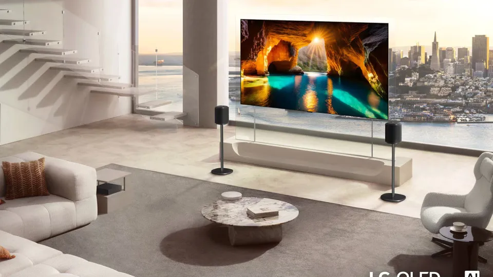 LG antecipa CES 2026 e apresenta TV OLED evo W6 sem fios