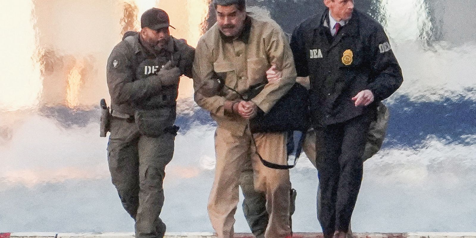 Maduro e sua mulher são levados para corte em Nova York
