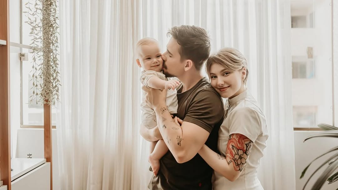 Marido de Isabel Veloso mostra novo vídeo do filho