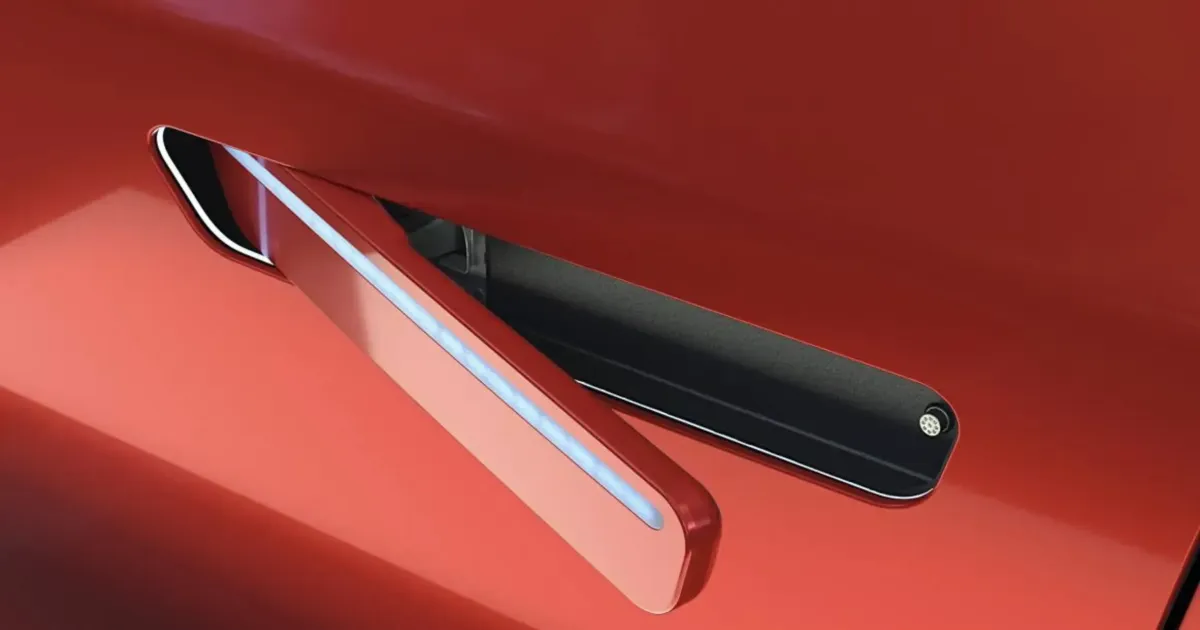 Moda dos carros eletrificados, maçaneta retrátil será proibida em 2027