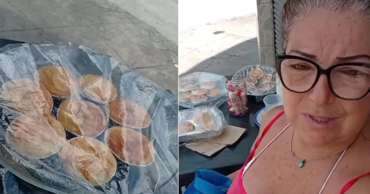 Musa dos anos 90, Regininha Poltergeist vende empada pelas ruas do Rio