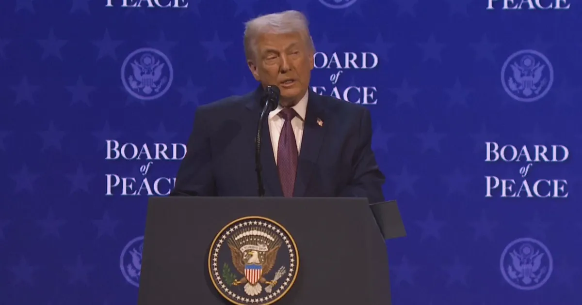 "Nunca falei com eles", Trump critica ONU em lançamento do Conselho de Paz