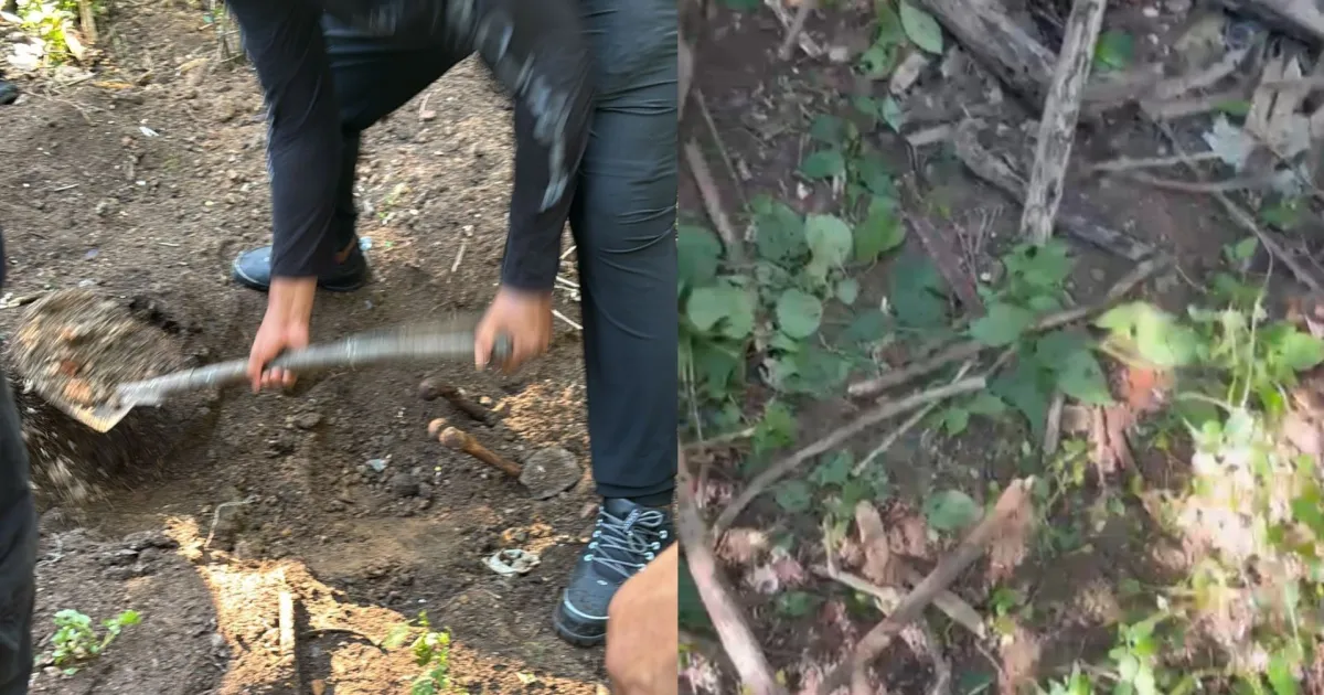 Polícia localiza cemitério clandestino e uma pessoa é presa no Rio