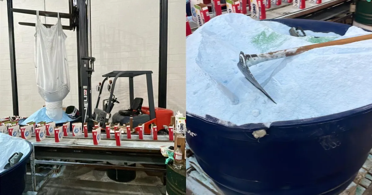 Polícia prende 19 suspeitos por falsificação de sabão em pó em Minas Gerais