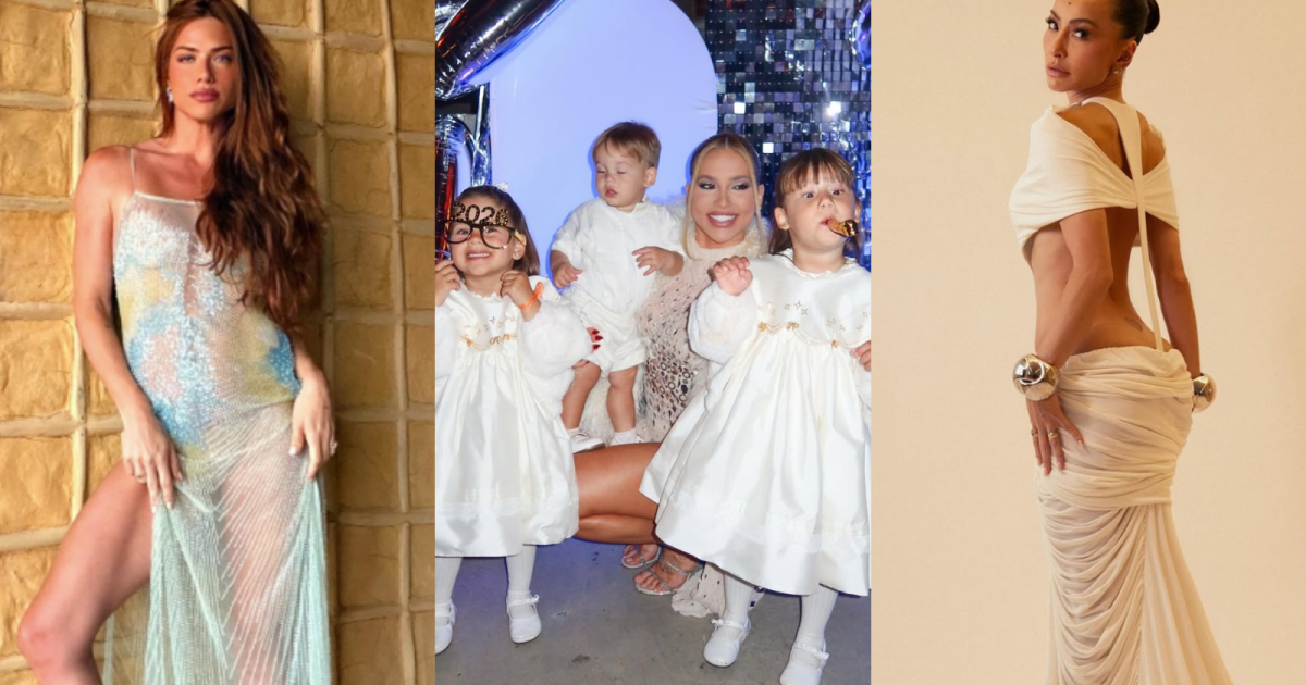 Réveillon 2026: veja os looks dos famosos para a festa de Ano Novo