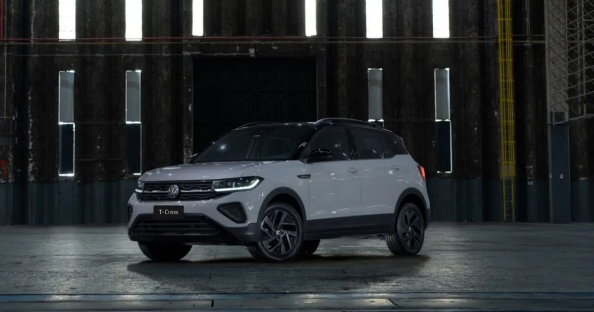 Volkswagen T-Cross é o SUV mais vendido de 2025; confira o top 20